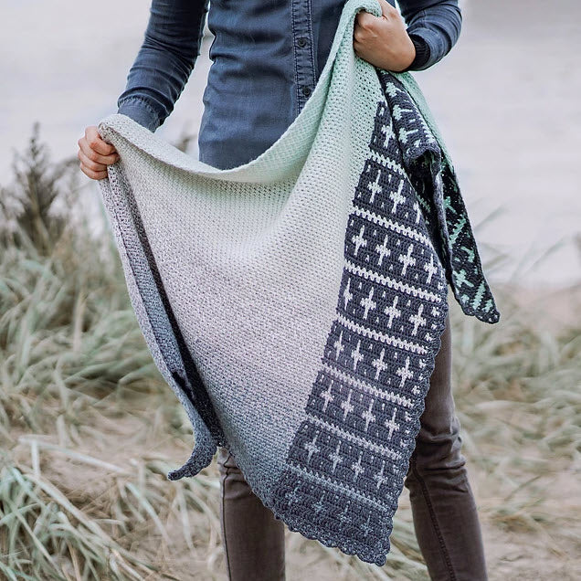 Garnpakke Sjal - Seagrass Shawl